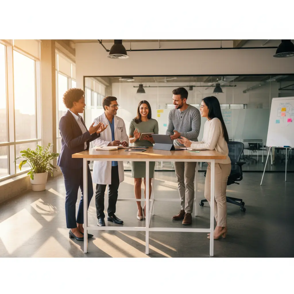 Team collaboration in a healthcare setting