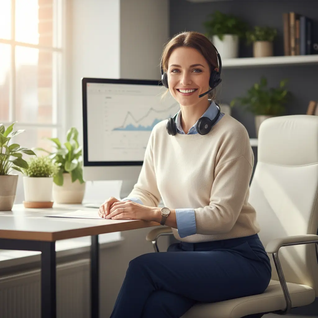 Smiling doctor ready to help